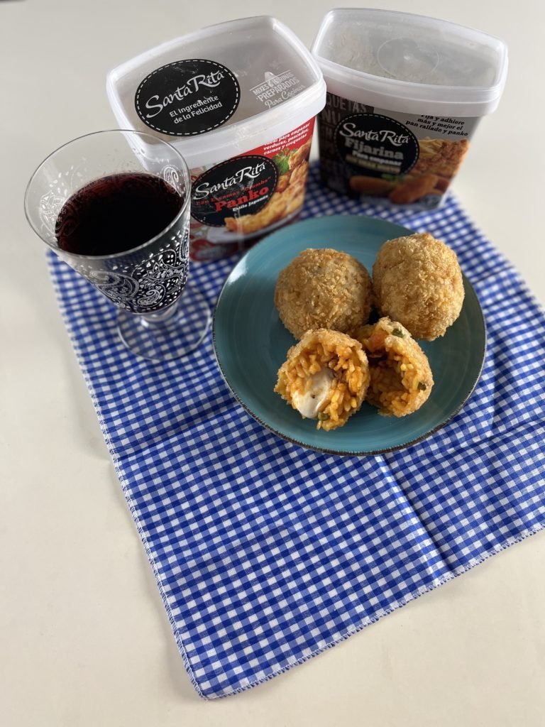 Receta De ARANCINI De Restos De Paella Con Panko Santa Rita Harinas