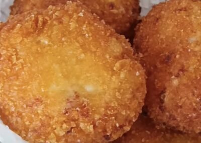 Receta de CROQUETAS DE JAMÓN CON CEBOLLA CARAMELIZADA